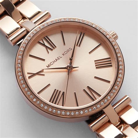 Michael Kors Maci Rose Gold Tone Ladies Watch MK3904